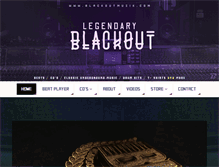 Tablet Screenshot of blackoutmuzik.com